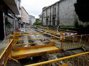 La actuaci�n frente al convento se limita a la calzada y las aceras, sin tocar el atrio.