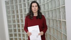 Elvira Otero Oubi�a, madre lactante a la que negaron la ausencia en una mesa electoral