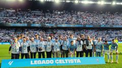 Los titulares del Celta frente al Mallorca, con abonados hist�ricos.