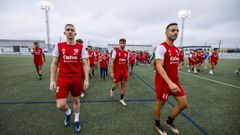 Algunas de las im�genes de los primeros entrenamientos del Bergan en As Eiroas