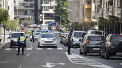 Control de la Polic�a Local en Ourense
