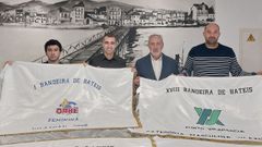 Presentaci&oacute;n onte das bandeiras Porto de Vilagarc&iacute;a e Conservas Orbe