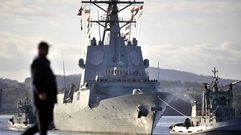 La F-101 es el buque de mando de la SNMG-1 de la OTAN