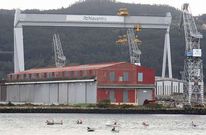 El astillero de Fene y el de Puerto Real son los elegidos para adentrarse en la e�lica marina.