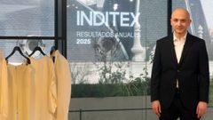 �scar Garc�a Maceiras, consejero delegado de Inditex, durante la presentaci�n de resultados de este mi�rcoles, en Madrid