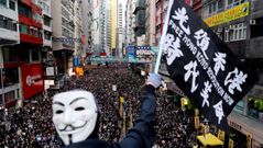 Por primera vez en meses, no hubo cargas policiales en las calles de Hong Kong