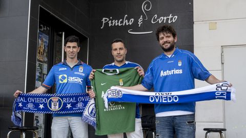 De izquierda a derecha: Nacho Lpez, Jaime lvarez y Jon Carrera