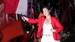 La candidata ultraderechista Keiko Fujimori.