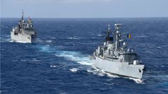 La Regina Maria, en un entrenamiento reciente con el BAC Pati�o cerca del puerto turco de Aksaz