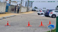 Exterior del c�mping O Mu��o, donde Vanessa fue asesinada por su expareja, el guardia civil�V.G.D.