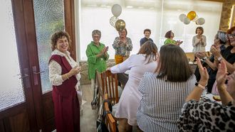 As� foi a festa de xubilaci�n de Josefa Magallanes