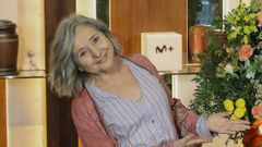 La actriz Ascen L�pez posa durante la presentaci�n de la serie de �Muertos S.L.�