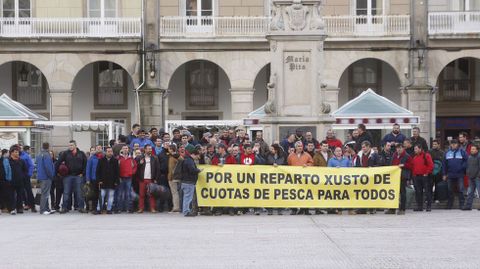 Encierro del cerco en A Corua.