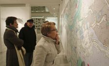 La exposici�n al p�blico del PXOM se realiz� en la antigua sede del Banco de Espa�a. 