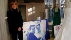 Silvia Garc�a regenta el �nico comercio de la zona con exclusividad en vestidos de novia.