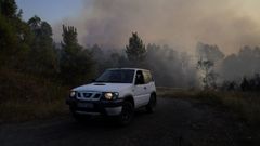 Imagen del incendio que se registr� a principios de la semana en Nebra