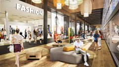 Simulaci�n del nuevo bulevar comercial de Parque Principado.