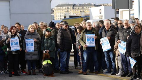 Concentraci�n en Burela, el 19 de enero del 2026, por los nuevos controles a la pesca de bajura.