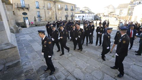 Fiesta de la Polic�a Nacional en Lugo, acto en la Catedral