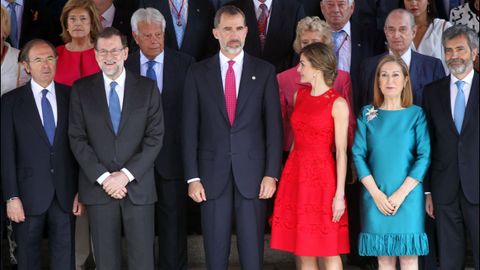 Durante la conmemoraci�n del cincuenta aniversario de las primeras elecciones democr�ticas en Espa�a