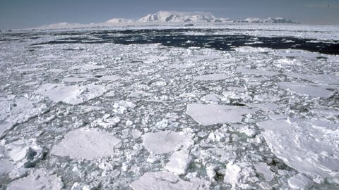 Vista de la costa ant�rtica.