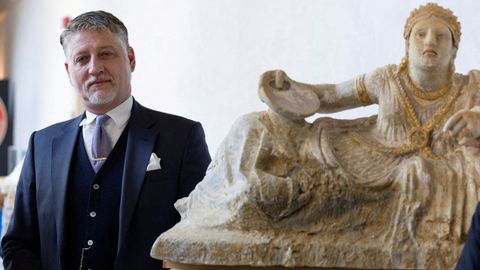 El ministro de Cultura italiano, Alessandro Giuli.