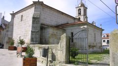 La iglesia de Santa Mari�a de Xinzo, donde tendr� lugar el funeral
