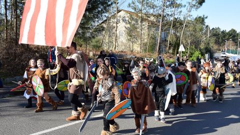 Disfraces en los colegios de Valga