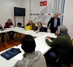 Pedreira y Castej�n, secretarios local y provincial de Sanidade.
