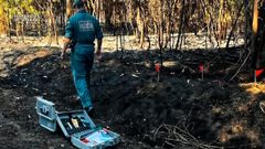 Detenido un vecino de Ordes como presunto autor de un delito continuado de incendio intencionado
