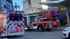 Incendio en Oviedo, en la plaza Primo de Rivera