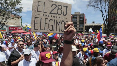 Imagen de la manifestacin de Bogot