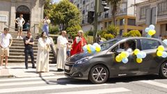 Bendicin e desfile de coches en Monterroso