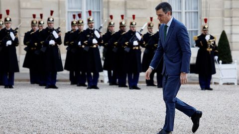 El presidente del Gobierno, Pedro Snchez, en el encuentro de lderes de la Unin Europea en Pars.