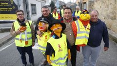 El mu�eco poli Paco peregrinando a Santiago para solicitar educaci�n vial en todos los colegios