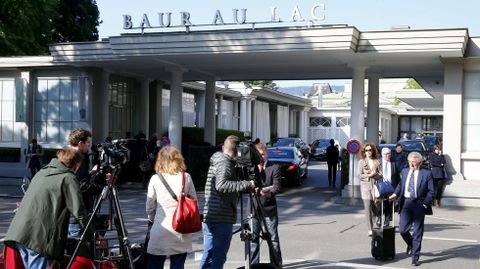 Hotel Baur au Lac, lugar en el que se registraron al menos seis detenciones.