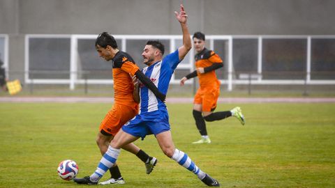 Imagen de archivo del partido del Puebla ante el Victoria en A Alta.