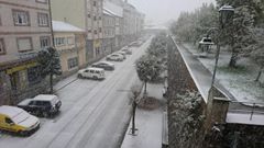 Nieve en A Fonsagrada el s�bado 27