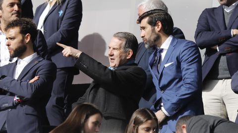 Abel Caballero, en un partido reciente en Bala�dos.