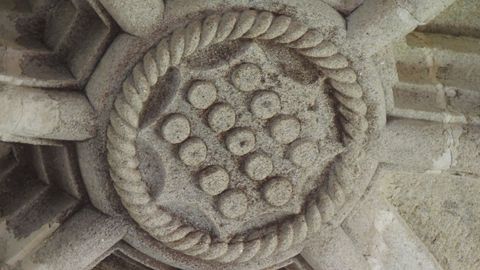 Detalle en la iglesia de Esperante, en Taboada