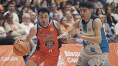D&iacute;dac Cuevas, durante el partido del Leyma ante el Gipuzkoa.