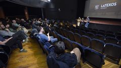 Proyeccin en el Teatro Principal de Pontevedra de la pelcula Rotacismo, de Ricardo Ruales Eguiguren