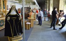 La Semana Santa ferrolana proyecta su imagen al mundo desde Santiago de Compostela. 