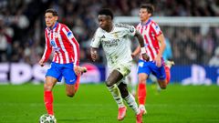 Real Madrid y Atl�tico.Real Madrid y Atl�tico durante un partido