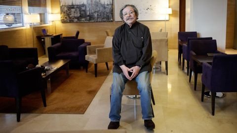 Alberto Coraz�n, retratado durante una visita a A Coru�a en el 2013