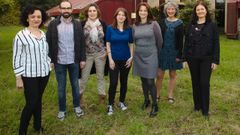 Equipo investigador que particip� en el descubrimiento