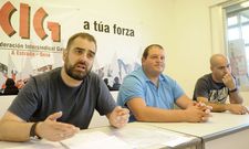 El responsable de la CIG y dos extrabajadores de Cocarga hicieron ayer balance de la situaci�n. 