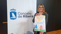 Ana Barreiro presentó el concurso de postales y carteles de Navidad