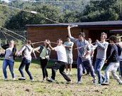 Los j�venes emplearon jabalinas con propulsor. 