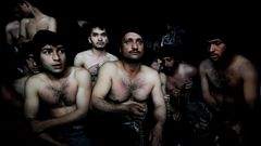 Celebraci�n musulmana en Kabul, en enero de 2008